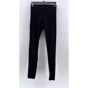 TRAMPOLINE Women's Black Solid Pull-On Ankle Leggings SZ XS